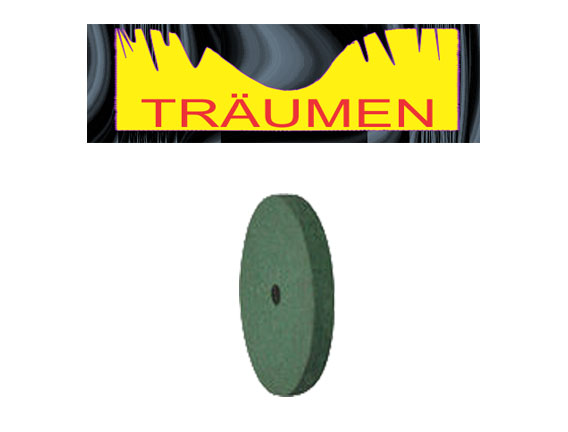 green rubber polisher, green rubber wheel, green midget, traumen, Gr16